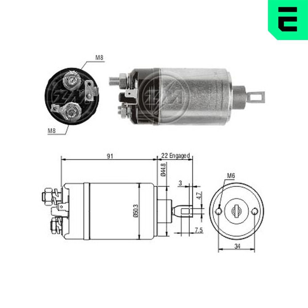 ERA Magnetafbryder, starter Varenummer: ZM622 billige