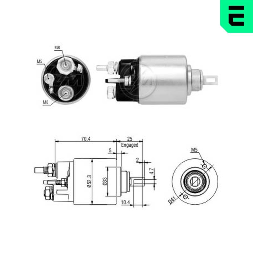 ERA Starter solenoid Article number: ZM6271 cheaply