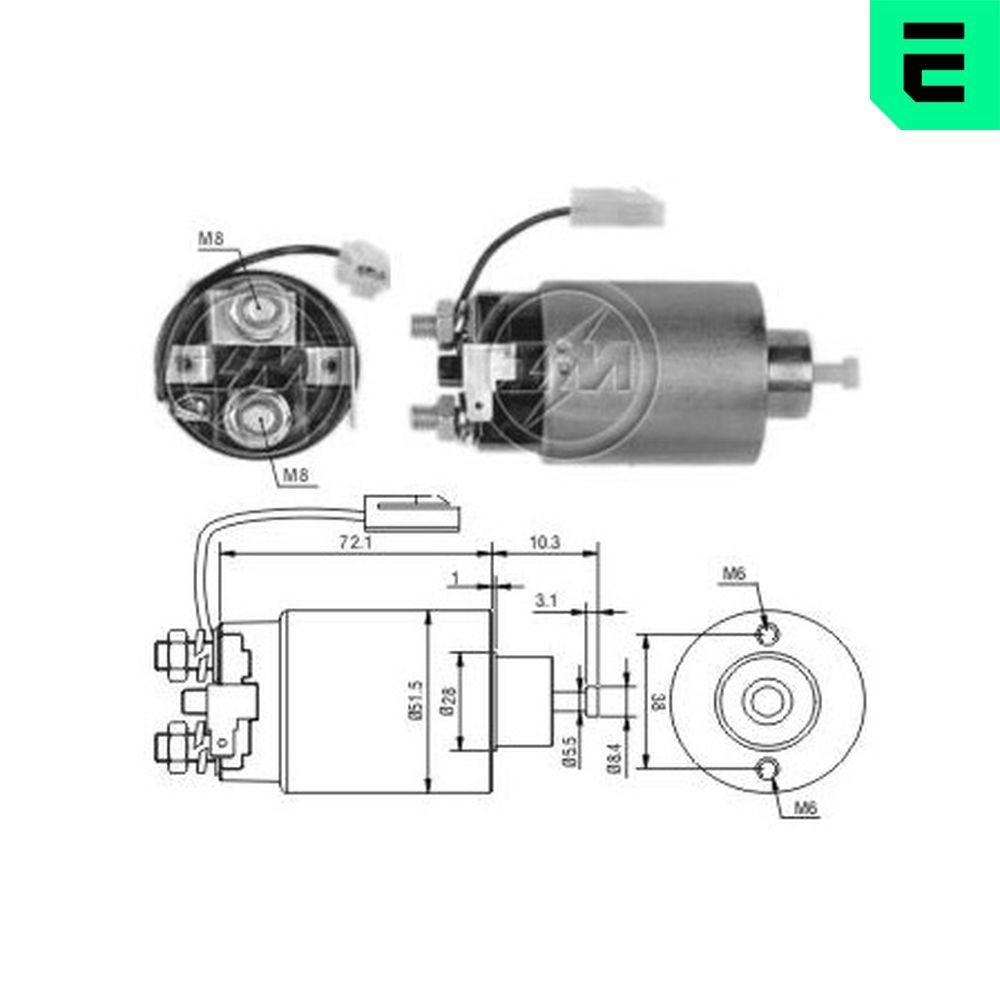 ERA Starter solenoid Article number: ZM696 cheaply