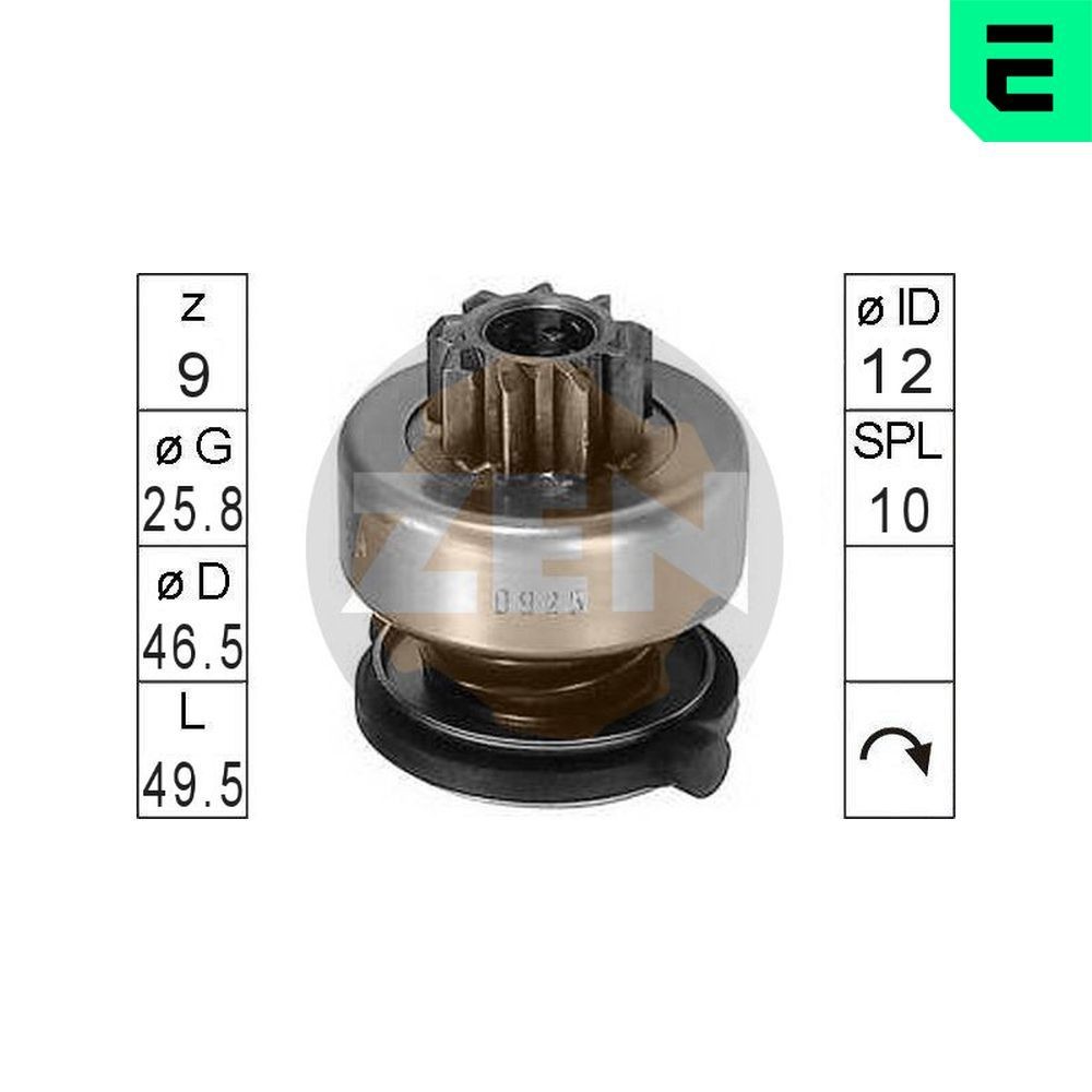 ERA ZN0925 Vabajooks, starter PASSAT 1.8 Syncro/4motion 125 HP Bensiin 2001