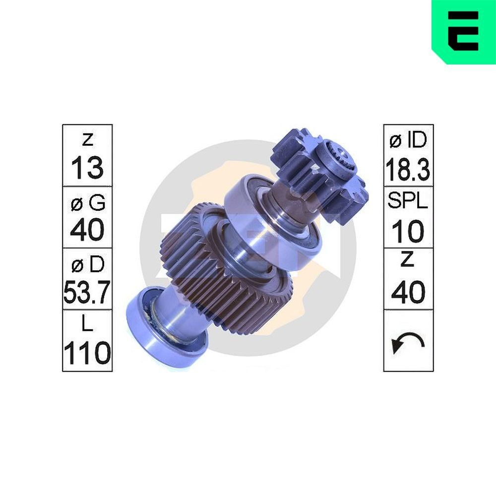 ERA ZN1555 Vabajooks, starter AVENSIS 2.0 VVT-i (ACM20_) 150 HP Bensiin 2009