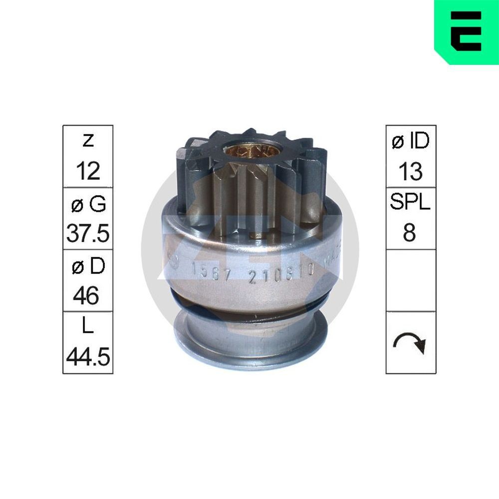 ERA ZN1567 Vabajooks, starter PAJERO 2.5 TD 4WD 99 HP Diisel 2000