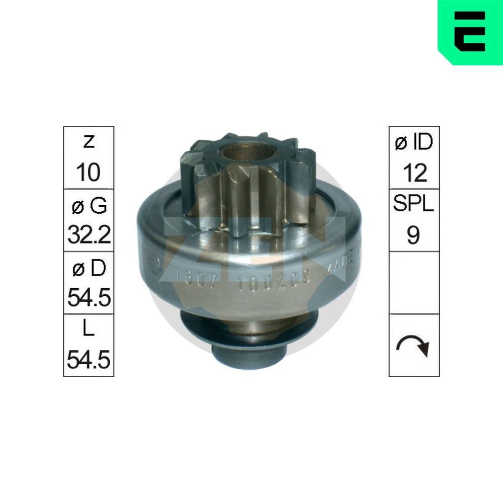 ERA ZN1607 Vabajooks, starter PAJERO 2.5 TD 4WD 99 HP Diisel 2000