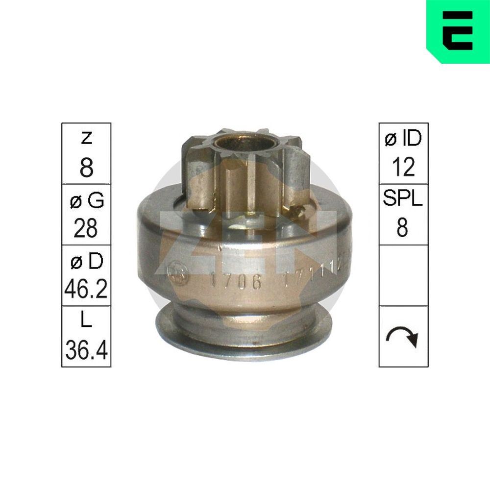 ERA ZN1706 Friløbsgear, starter SIGMA 3.0 V6 (F17A) 177 HK Benzin 1996