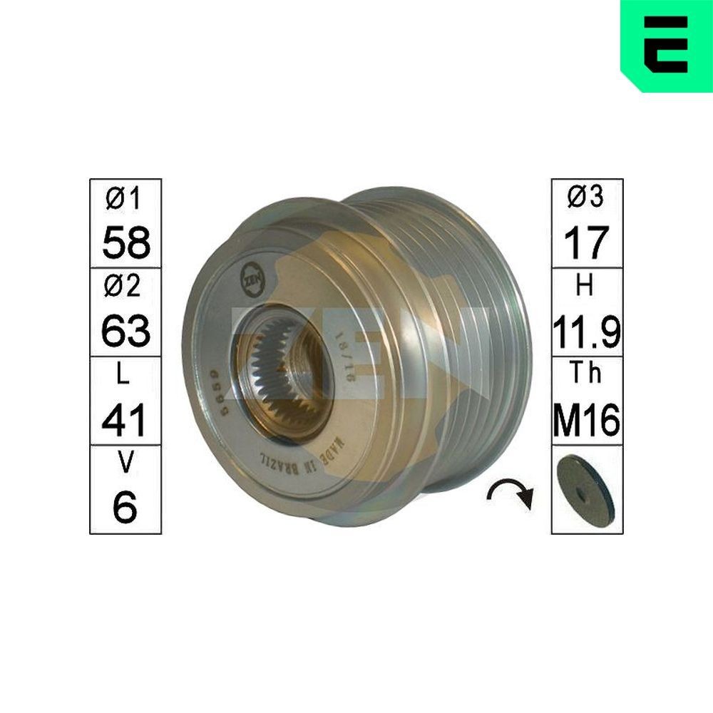 ERA Alternator Freewheel Clutch Article number: ZN5659 cheaply