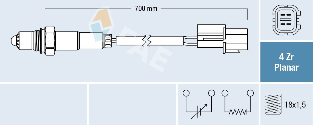 FAE Lambda sensor Article number: 77685 cheaply