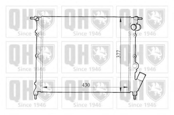 QUINTON HAZELL Radiaator, mootorijahutus Artikli number: QER1315 soodsalt