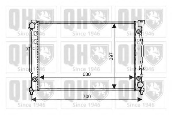 QUINTON HAZELL Radiaator, mootorijahutus Artikli number: QER2335 soodsalt