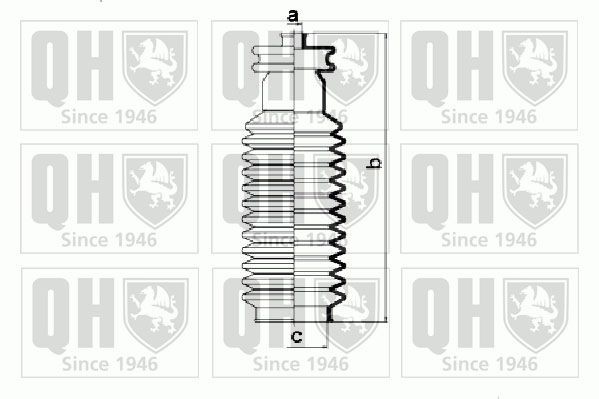 QUINTON HAZELL Bellow Set, steering Article number: QG1028 cheaply