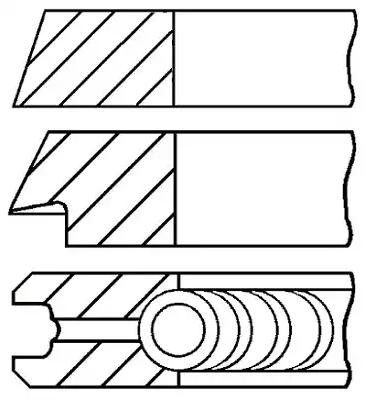 GOETZE ENGINE Piston Ring Kit Article number: 08-115900-00 cheaply