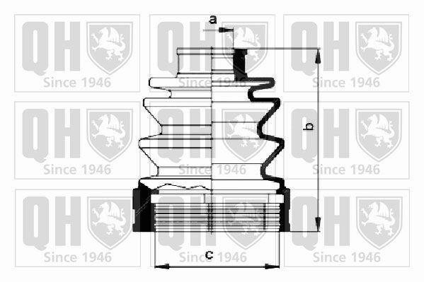 QUINTON HAZELL Bellow Set, drive shaft Article number: QJB265 cheaply