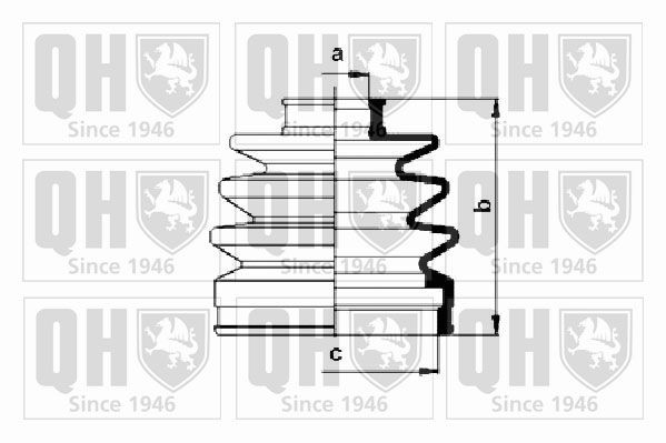 QUINTON HAZELL Bellow Set, drive shaft Article number: QJB638 cheaply