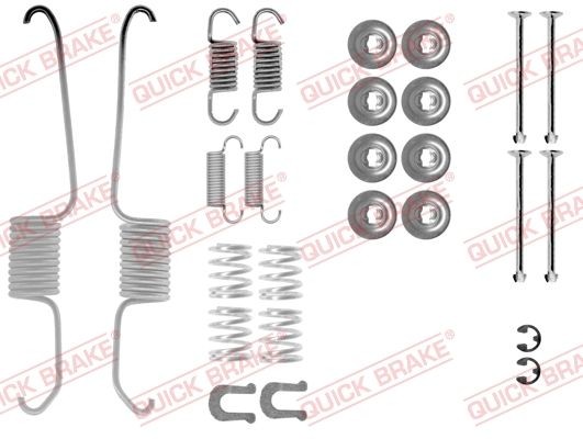 QUICK BRAKE 105-0003 Tilbehørssæt, bremsebakker CADDY 1.6 D 55 HK Diesel 1992