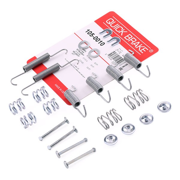QUICK BRAKE 105-0010 Tilbehørssæt, parkeringsbremsebakker LANCER 2.0 Mivec 155 HK Benzin