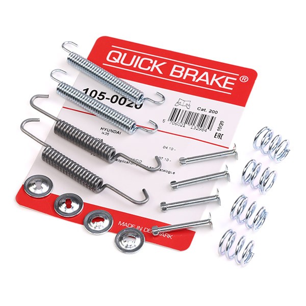 QUICK BRAKE 105-0020 Tilbehørssæt, parkeringsbremsebakker FREEMONT 2.0 JTD 4x4 170 HK Diesel
