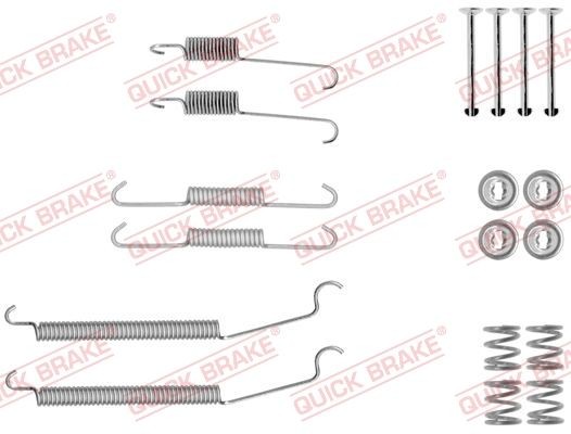 QUICK BRAKE 105-0039 Lisakomplekt, Piduriklotsid ESPACE 2.0 dCi (JK03, JK04, JK1C, JK1G, JK1J, JK1K) 173 HP Diisel