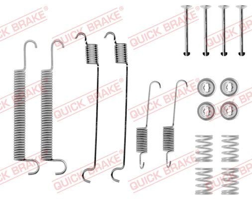 QUICK BRAKE 105-0547 Lisakomplekt, Piduriklotsid SIMCA 1610 2.0 110 HP Bensiin 1980