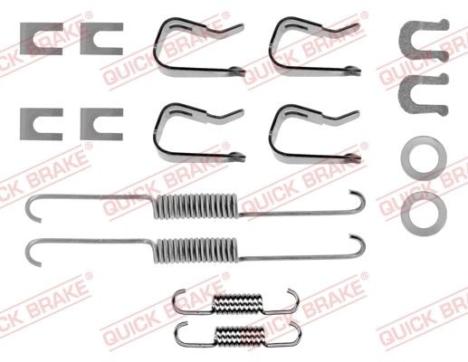QUICK BRAKE 105-0549 Tilbehørssæt, bremsebakker 4 1.0 42 HK Benzin 1993