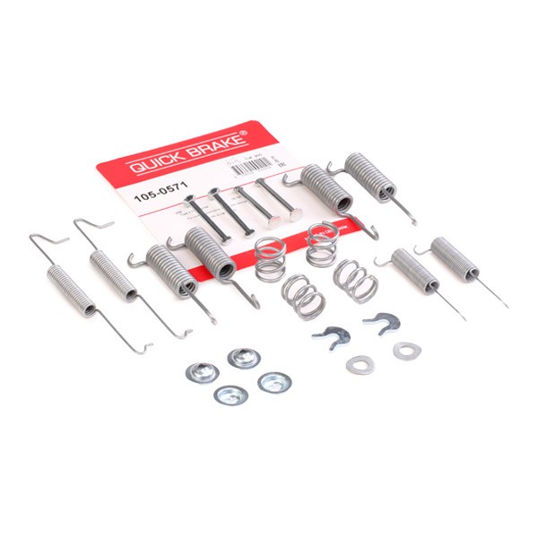 QUICK BRAKE 105-0571 Σετ βοηθ. εξαρτημάτων, σιαγόνες φρένου TRANSPORTER 2.1 Syncro 112 PS Βενζίνη 1992