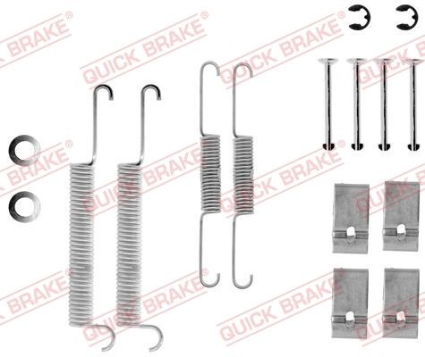 QUICK BRAKE 105-0579 Tilbehørssæt, bremsebakker RX-7 1.0 (SA22C) 105 HK Benzin 1986