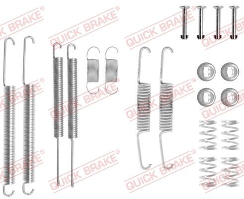 QUICK BRAKE 105-0598 Tilbehørssæt, bremsebakker CADDY 1.6 D 55 HK Diesel 1992