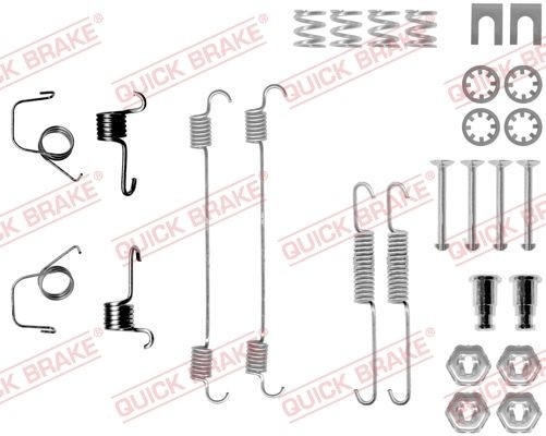 QUICK BRAKE 105-0617 Lisakomplekt, Piduriklotsid SUPER 5 1.1 45 HP Bensiin 1996