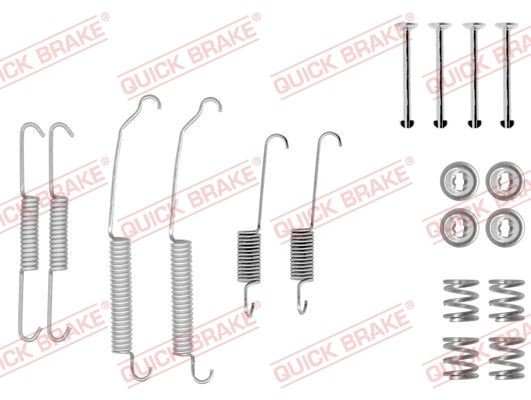 QUICK BRAKE 105-0618 Tilbehørssæt, bremsebakker SUPER 5 1.7 i 94 HK Benzin 1996