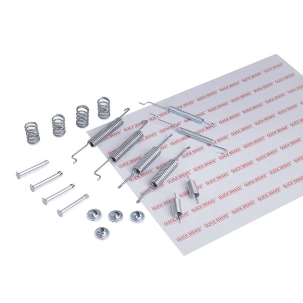 QUICK BRAKE 105-0680 Tilbehørssæt, bremsebakker POLO 1.4 16V 75 HK Benzin 2012