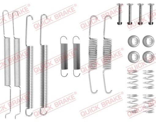 QUICK BRAKE 105-0681 Tilbehørssæt, bremsebakker PASSAT 1.6 72 HK Benzin 1997