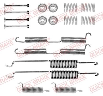 QUICK BRAKE 105-0687 Tilbehørssæt, bremsebakker TRAFIC 2.0 4x4 80 HK Benzin 1989