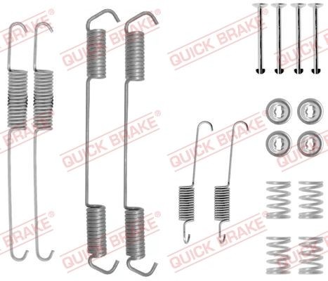 QUICK BRAKE 105-0689 Tilbehørssæt, bremsebakker J5 2.0 79 HK Benzin 1990