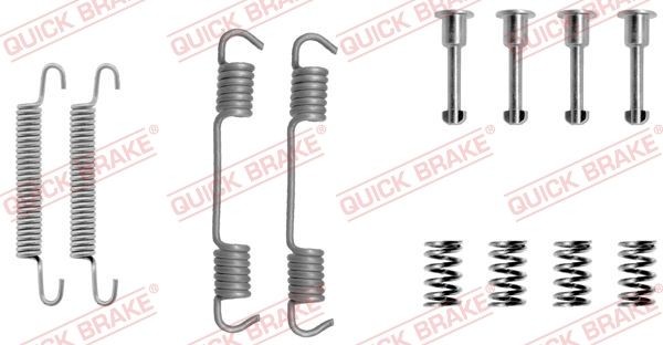 QUICK BRAKE 105-0708 Tilbehørssæt, parkeringsbremsebakker A3 1.9 TDI 100 HK Diesel 2003