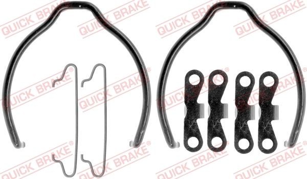 QUICK BRAKE 105-0721 Tilbehørssæt, parkeringsbremsebakker 940 2.3 131 HK Benzin 1995