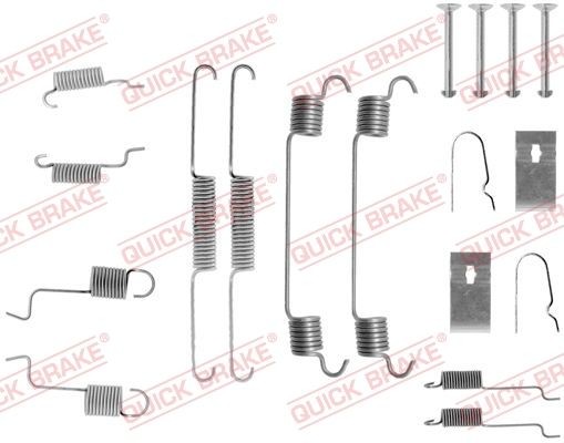 QUICK BRAKE 105-0742 Tilbehørssæt, bremsebakker MX-3 1.6 90 HK Benzin 1998