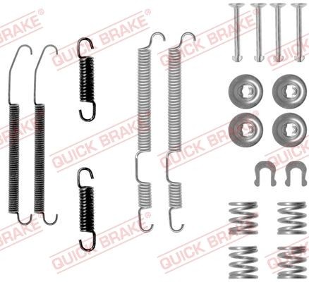 QUICK BRAKE 105-0760 Tilbehørssæt, bremsebakker GALANT 2.0 GLSTD 90 HK Diesel 1998