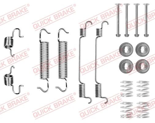 QUICK BRAKE 105-0780 Tilbehørssæt, bremsebakker MASTER 2.5 D 80 HK Diesel 2010