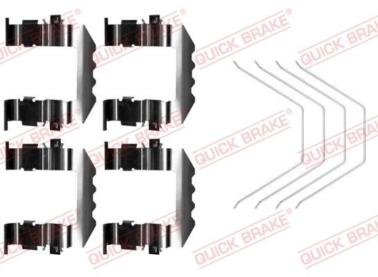 QUICK BRAKE 109-0018 Monteringssæt til bremseklodser OPTIMA 2.4 MPi 178 HK Benzin