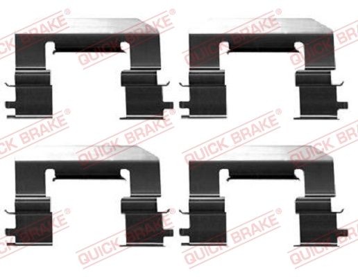 QUICK BRAKE 109-0023 Lisakomplekt, ketaspiduriklotsid CEE'D 1.4 MPI 101 HP Bensiin 2018