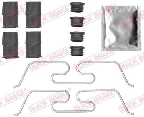 QUICK BRAKE 109-0050 Monteringssæt til bremseklodser JUMPY E-JUMPY 136 HK EL