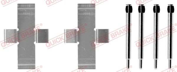 QUICK BRAKE 109-0913 Monteringssæt til bremseklodser TRANSPORTER 1.6 50 HK Benzin 1979