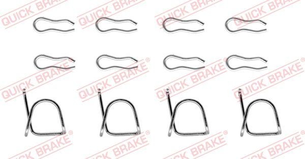 QUICK BRAKE 109-0939 Lisakomplekt, ketaspiduriklotsid SAMBA 1.4 (51A632) 72 HP Bensiin 1987
