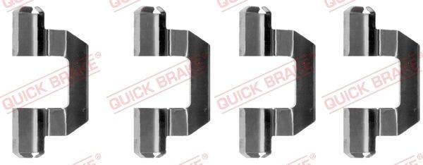 QUICK BRAKE 109-1077 Lisakomplekt, ketaspiduriklotsid LANCER 1.6 16V 113 HP Bensiin 1994