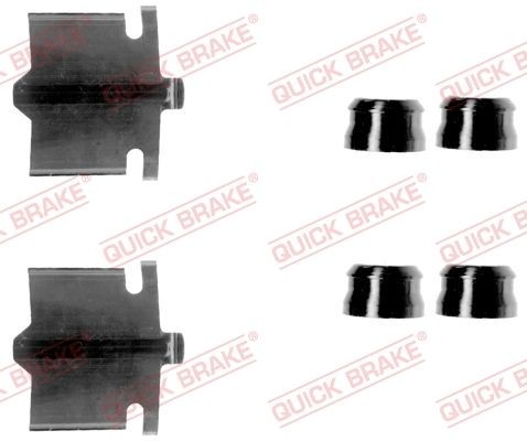 QUICK BRAKE 109-1084 Lisakomplekt, ketaspiduriklotsid TRANSIT 2.5 D 71 HP Diisel 1992