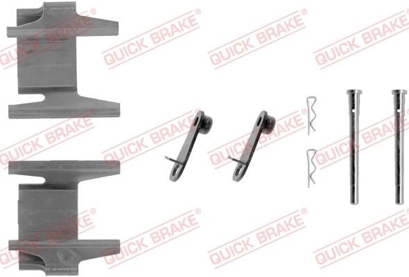 QUICK BRAKE 109-1142 Monteringssæt til bremseklodser XM 3.0 V6 167 HK Benzin 1994