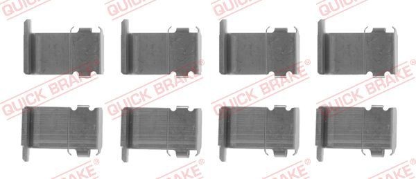 QUICK BRAKE 109-1162 Lisakomplekt, ketaspiduriklotsid LANCER 1.8 4WD 97 HP Bensiin 1994