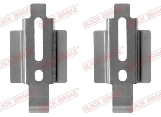 QUICK BRAKE 109-1178 Monteringssæt til bremseklodser SCORPIO 2.5 TD 125 HK Diesel 1998