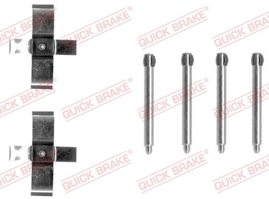 QUICK BRAKE 109-1195 Σετ βοηθ. εξαρτημάτων, τακάκια φρένων C-class C 230 2.3 (202.083) 150 PS Βενζίνη 2001
