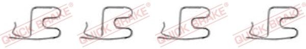 QUICK BRAKE Accessory Kit, disc brake pads Article number: 109-1219 cheaply