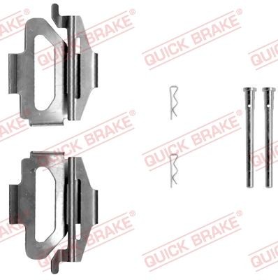 QUICK BRAKE 109-1225 Monteringssæt til bremseklodser XM 3.0 V6 167 HK Benzin 1994