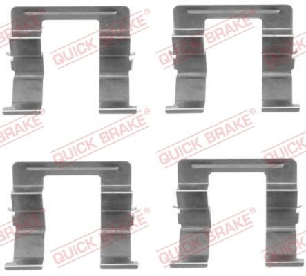 QUICK BRAKE 109-1605 Monteringssæt til bremseklodser 6 1.8 120 HK Benzin 2008